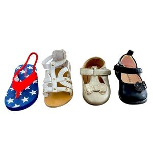 Kids Girl Size 3 Shoes Bundle Sandals Carters Koala Kids Oshkosh